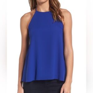 NWOT Trouvé Vibrant Blue Halter Tank Top in XS